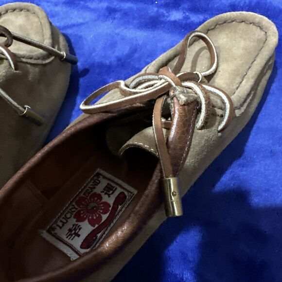 Lucky Brand Shoes Women’s 6.5 M Brown Leather Oxford Style LK CHARLIE - Picture 10 of 14